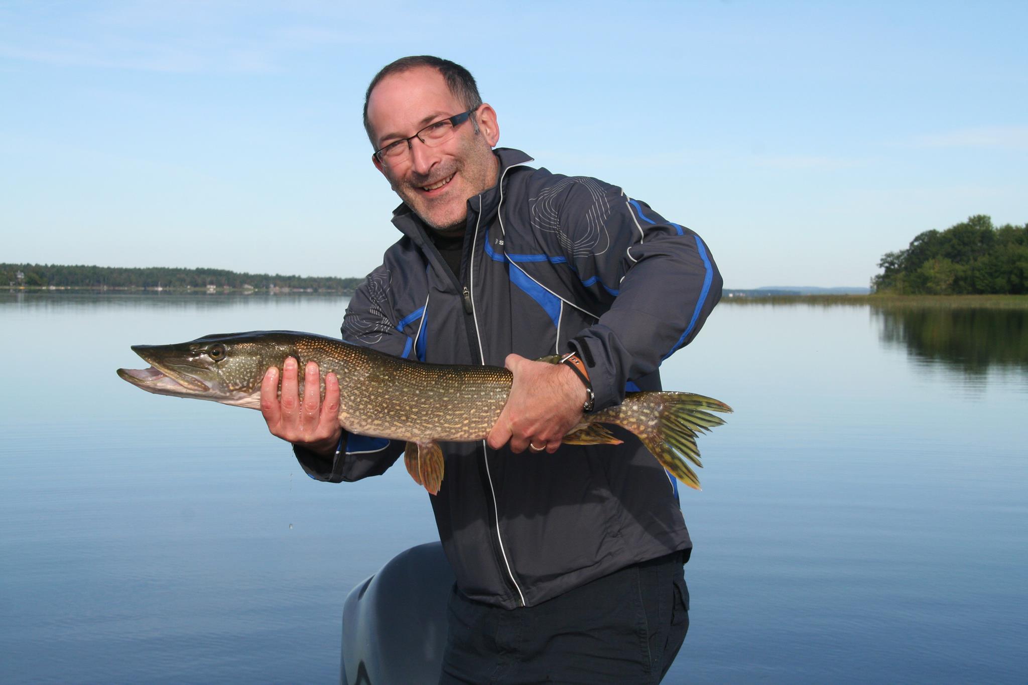 Ryan's pike, caught on the Ottawa River
